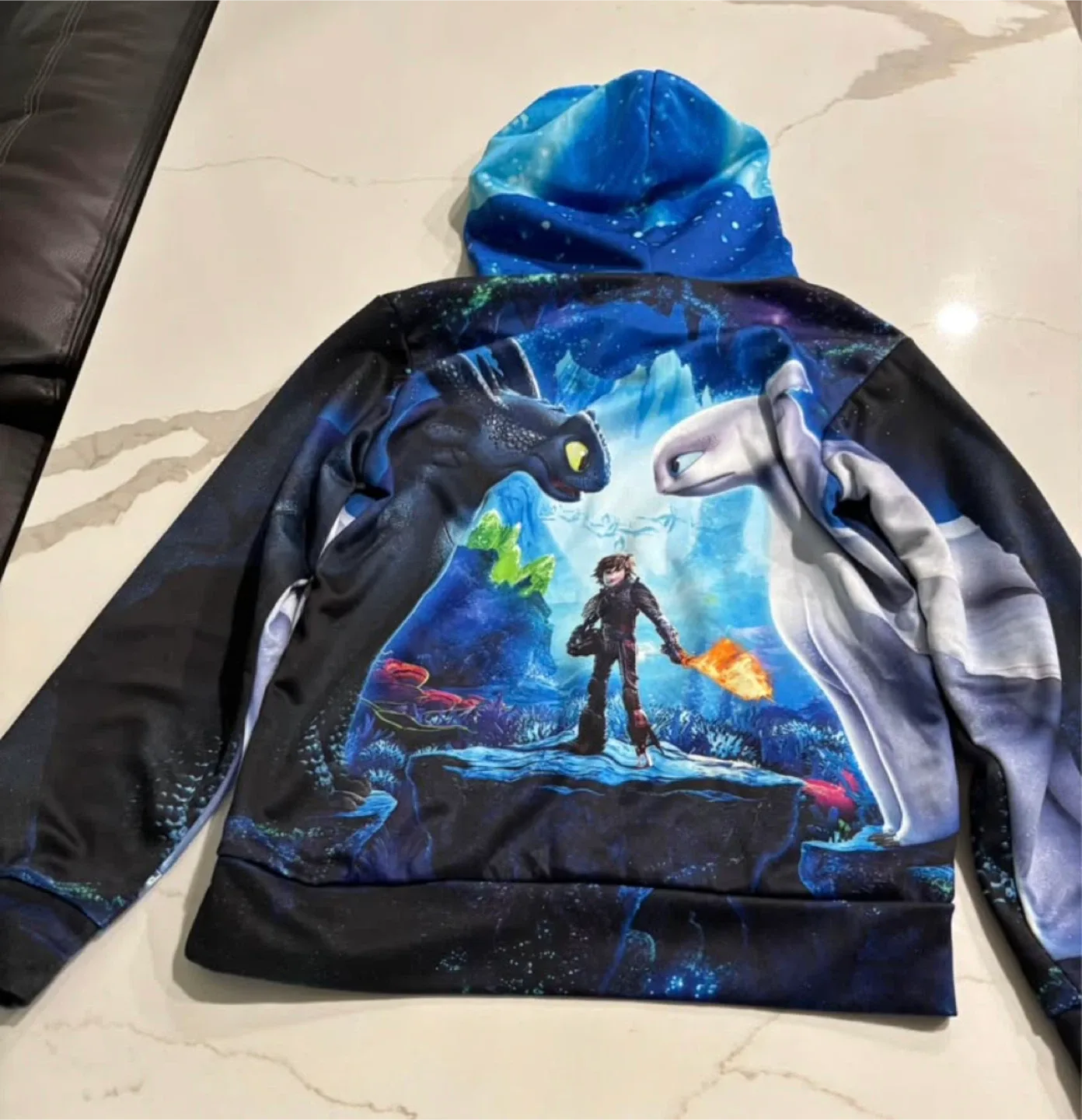 “How to Train Your Dragon” Hoodie - Fits 5-7 year old. Size 120 image indicator(4)