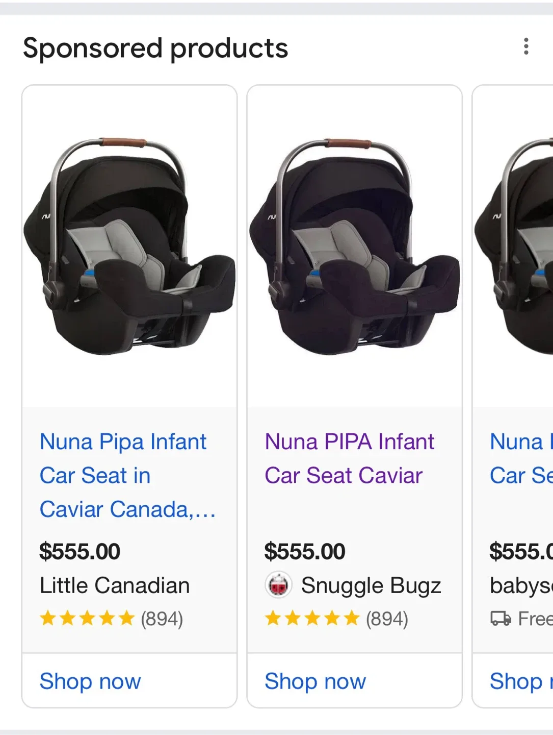 Nuna Pipa Infant Car Seat - Black(Read Description) image indicator(10)