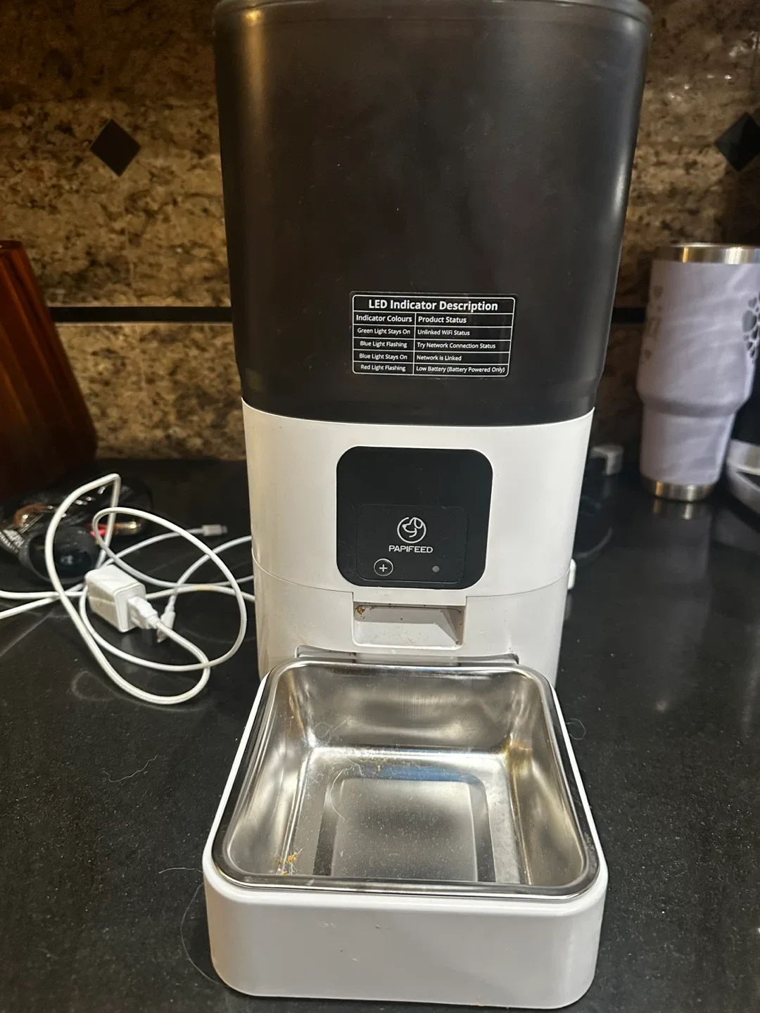 PAPIFEED Automatic Pet Feeder image indicator(3)