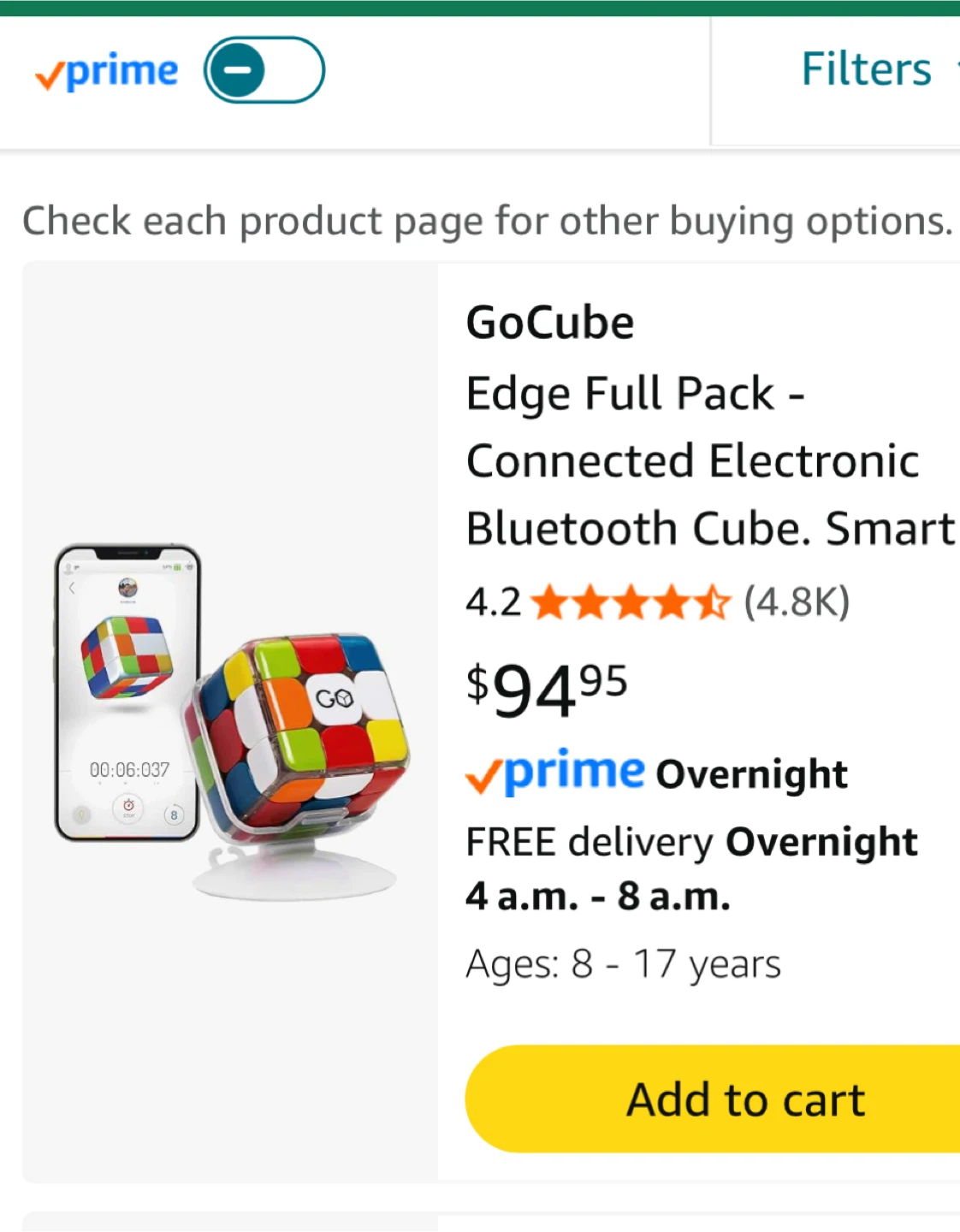 GoCube Edge Full Pack - Connected Electronic Bluetooth Cube