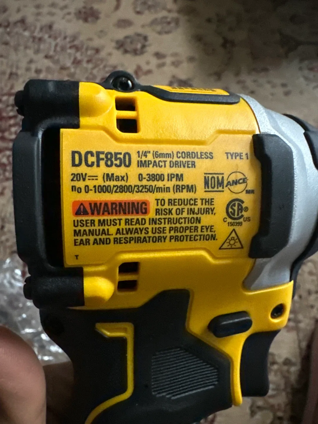 DeWalt DCF850 Impact Driver - Like New! image indicator(2)