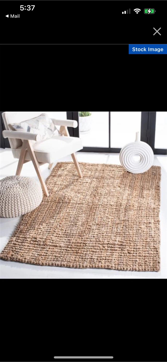 Joss & Main Brown Erroll Pollux Jute Area Rug - 6' x 9' - photo 3