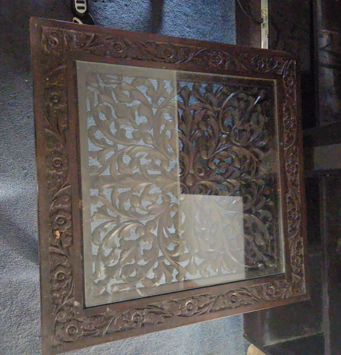 Hand Carved One of a Kind Wood Coffee Table and End Tables image indicator(3)