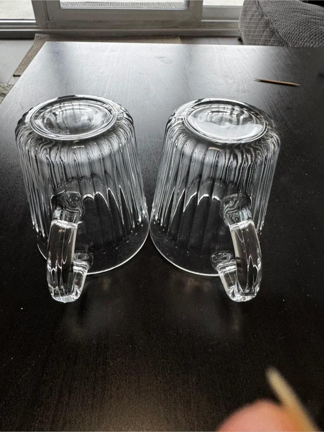 Set of Clear Glass Mugs image indicator(3)