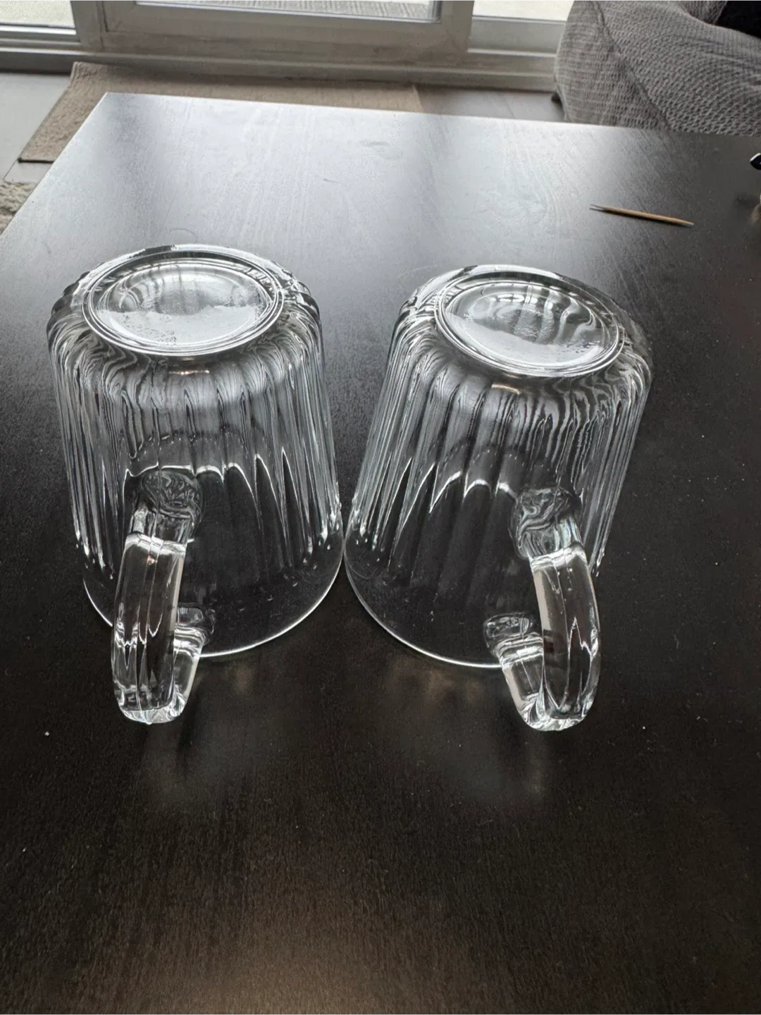 Set of Clear Glass Mugs image indicator(2)