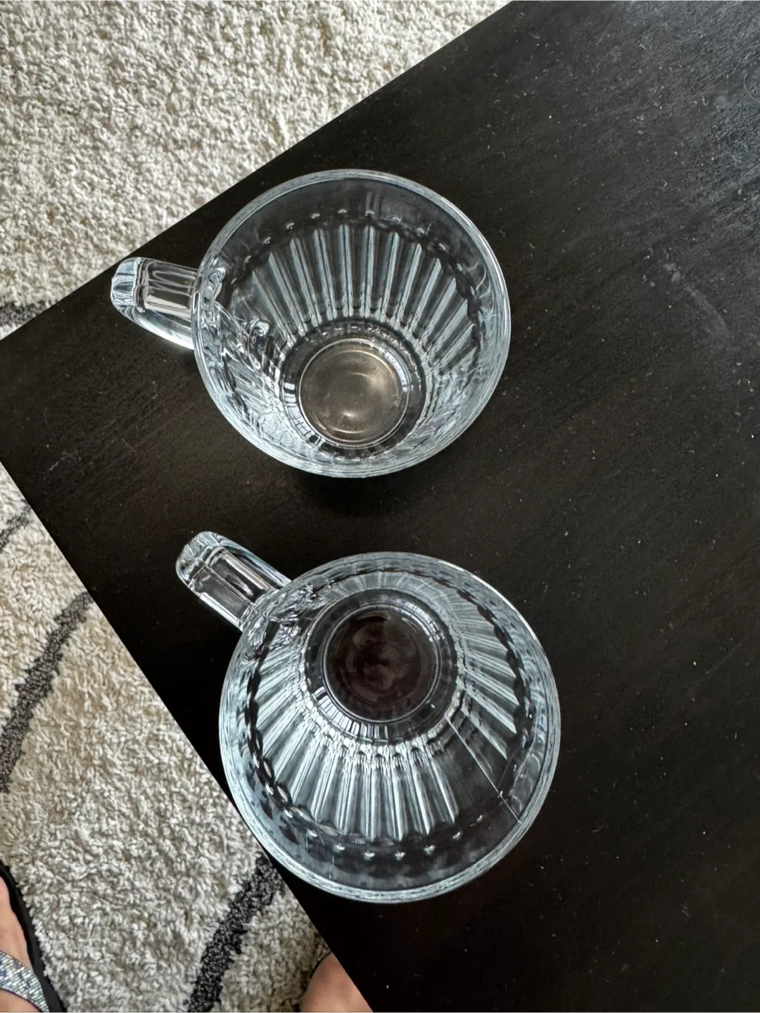 Set of Clear Glass Mugs image indicator(4)