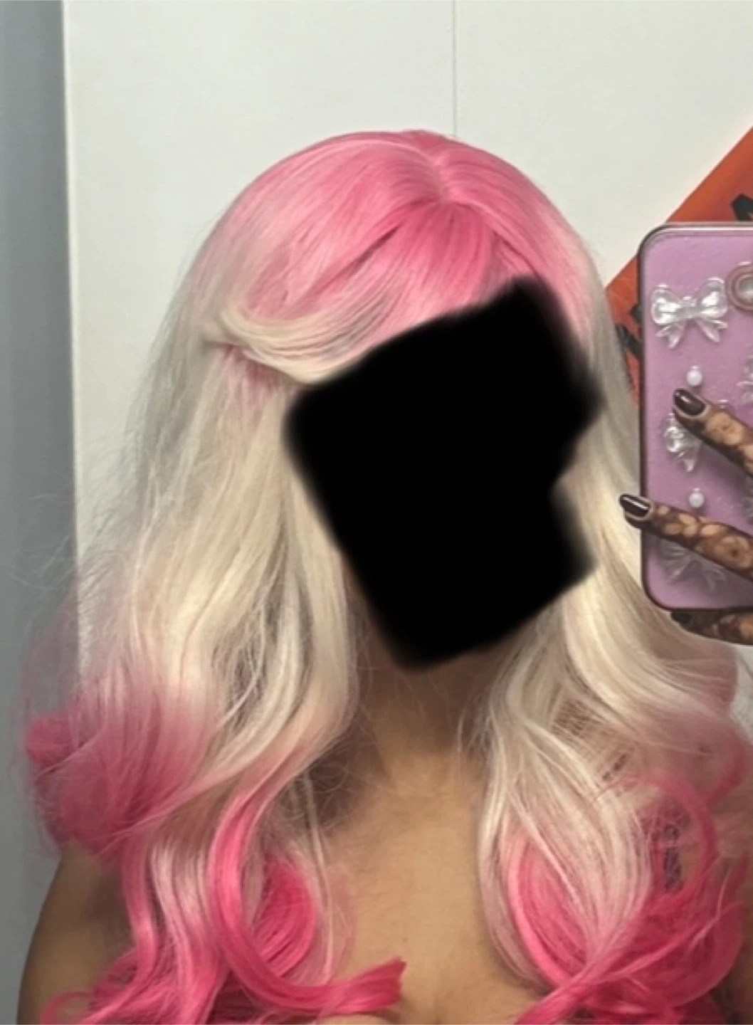 Blonde Pink Wig