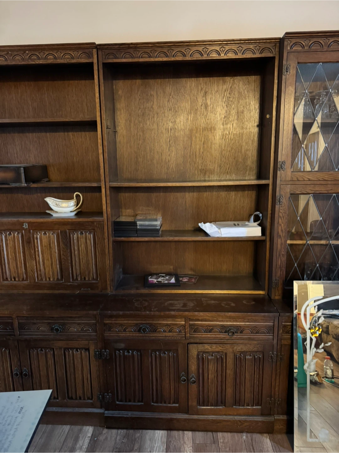 Antique Wooden Hutch Cabinet - photo 2