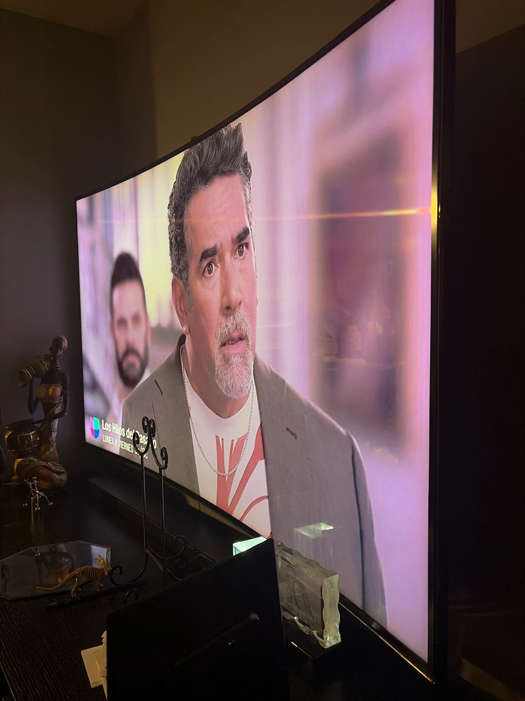 65 Curved Flat screen Smart Samsung TV - photo 2