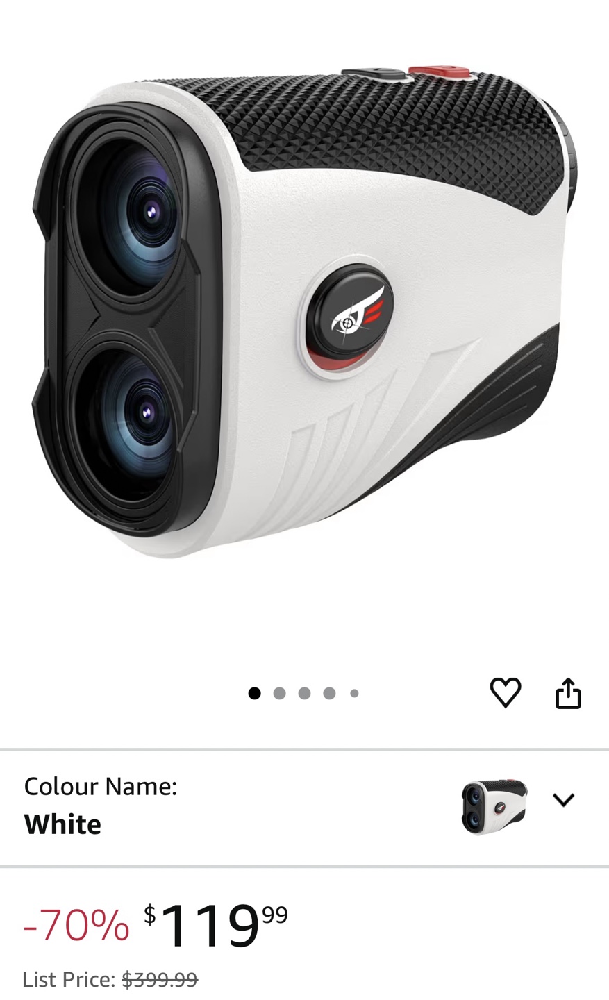 VyKure Golf Rangefinder w/ Slope - 1200 Yards - photo 2