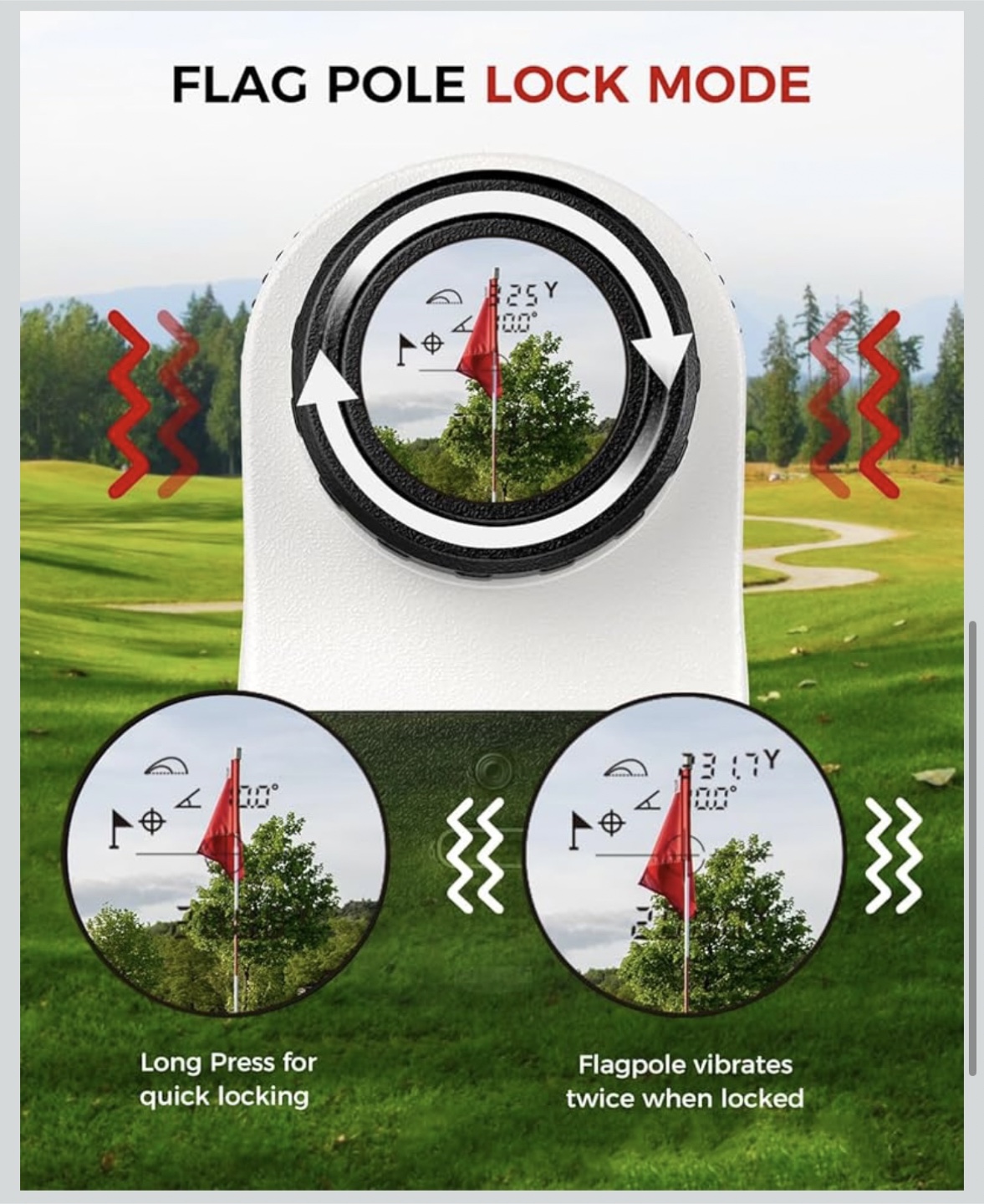 VyKure Golf Rangefinder w/ Slope - 1200 Yards - photo 5