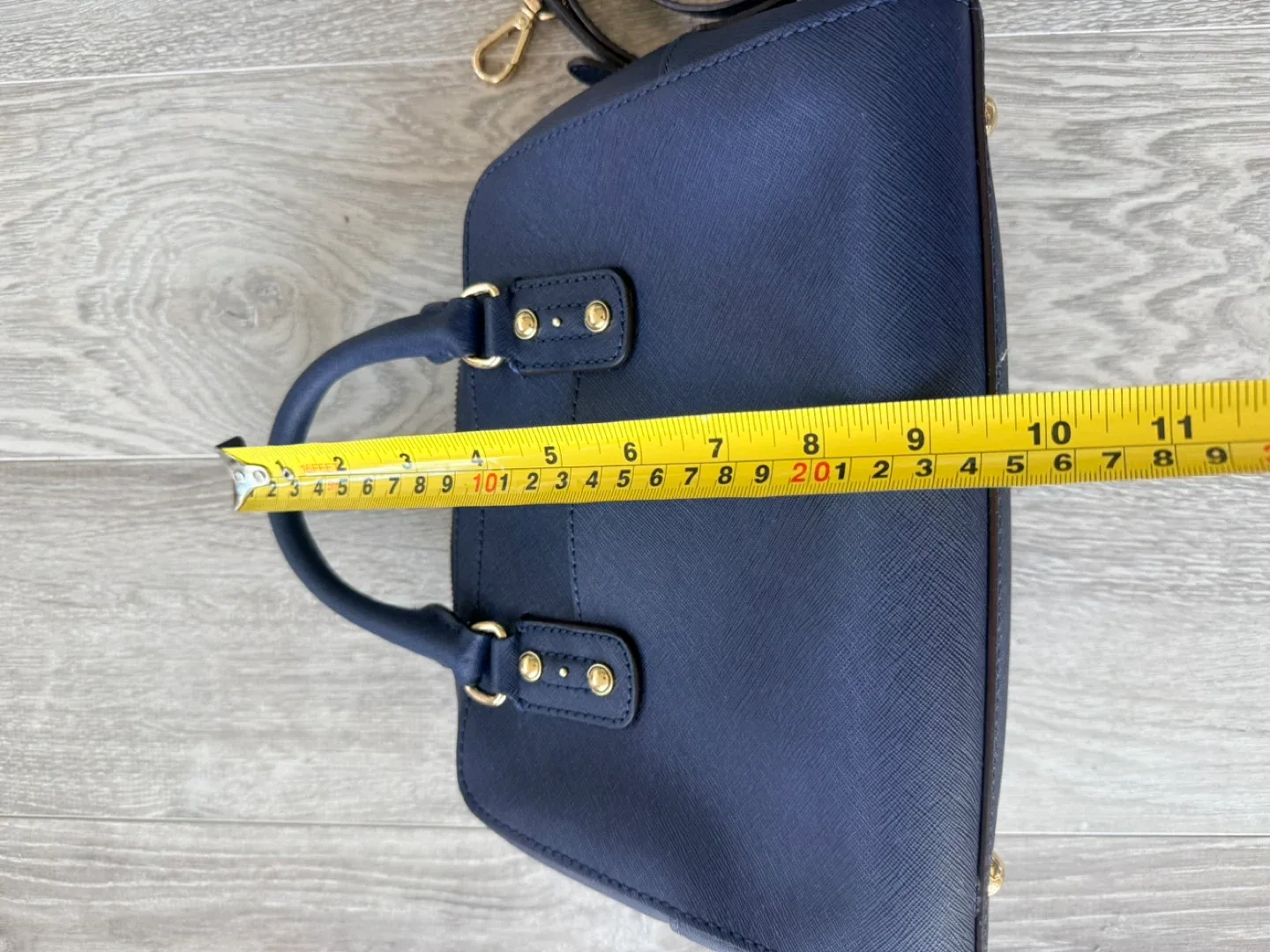 $20 Michael Kors Navy Satchel image indicator(4)