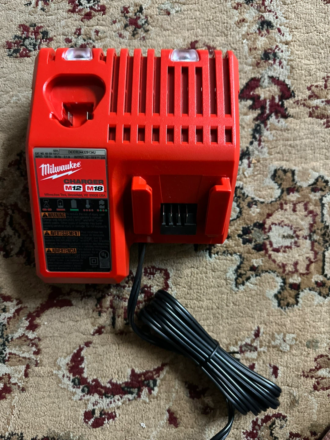 Milwaukee M12/M18 Battery Charger