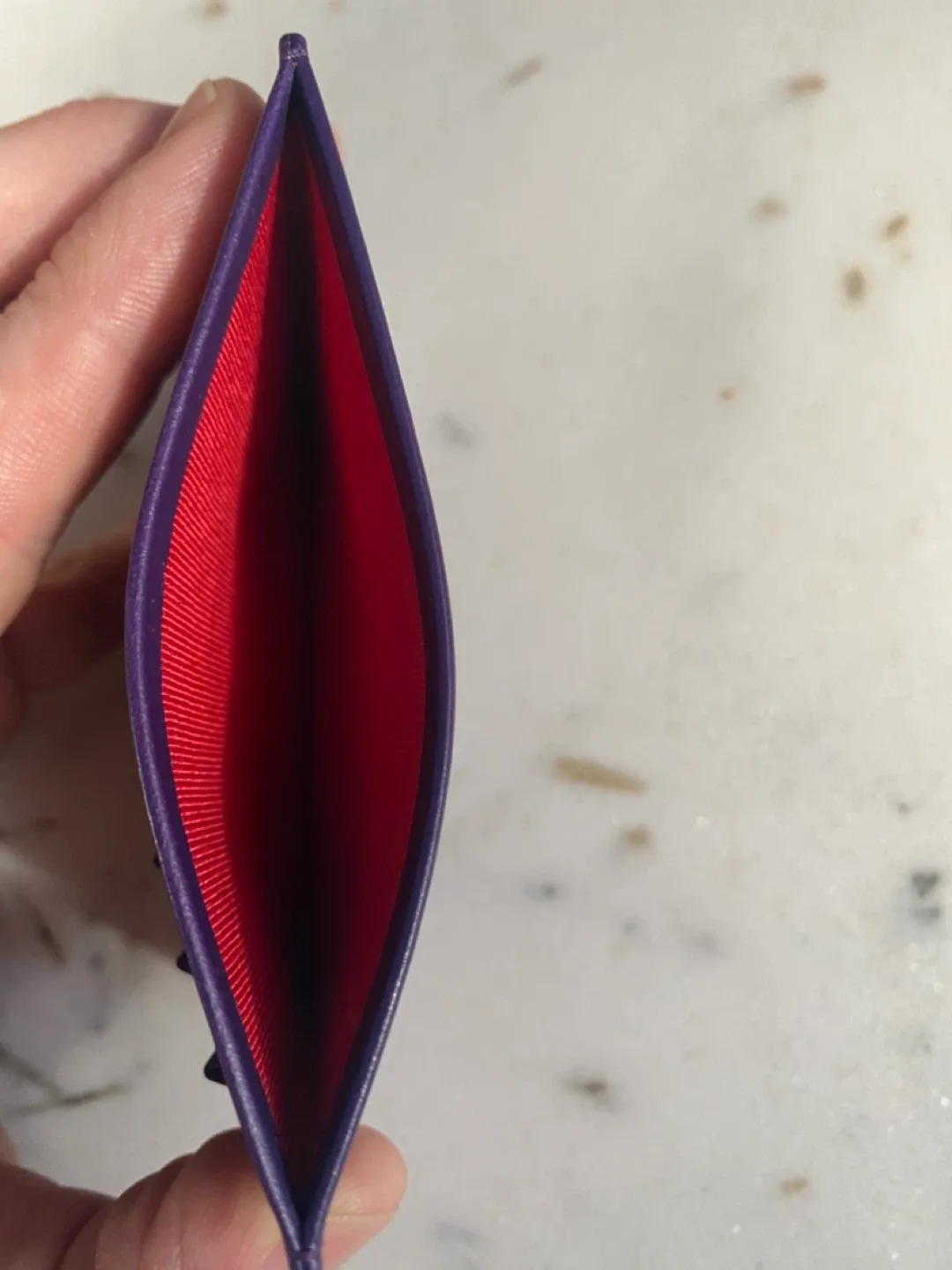 Christian Louboutin Purple Card Holder image indicator(3)