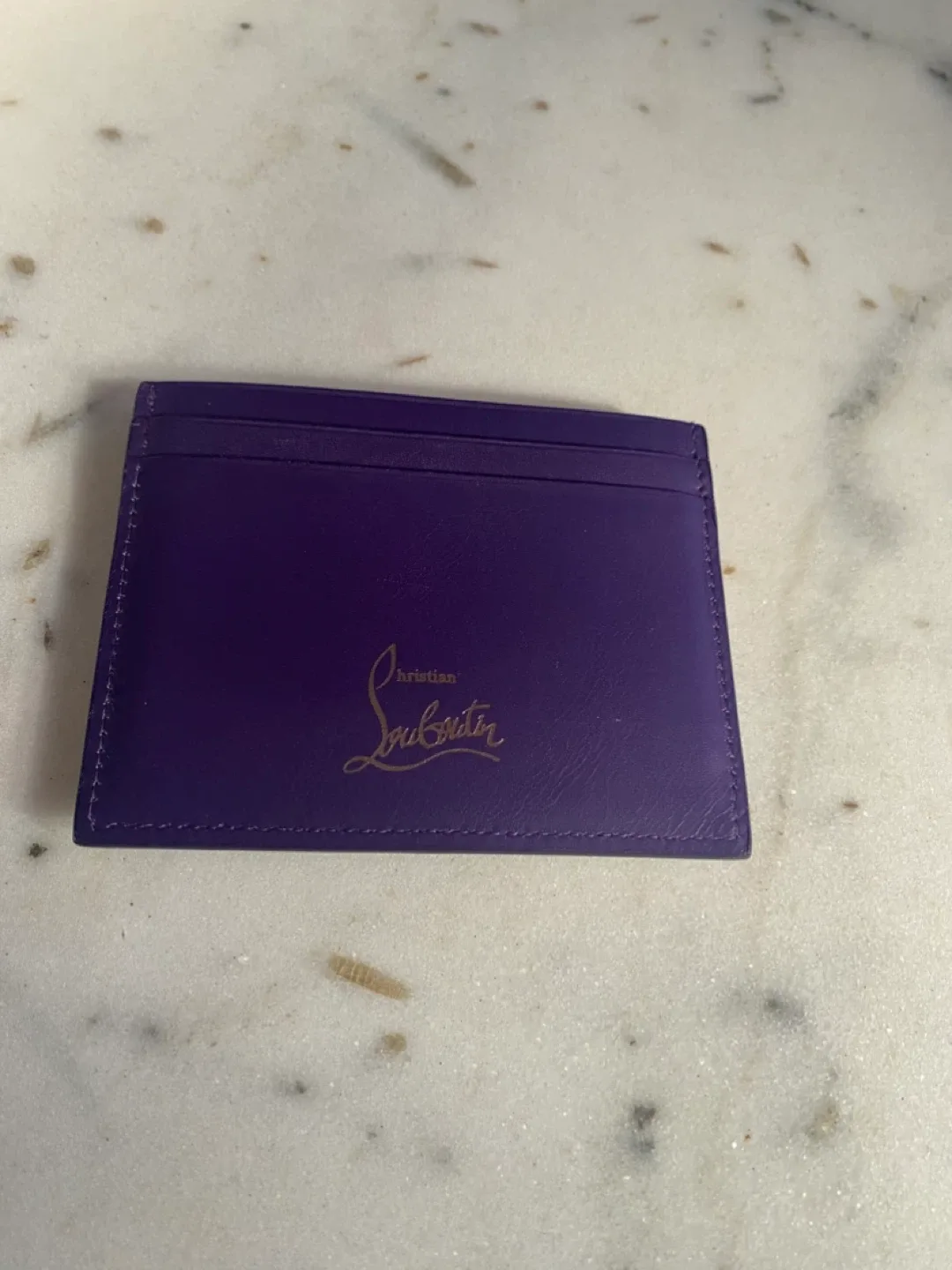 Christian Louboutin Purple Card Holder image indicator(2)