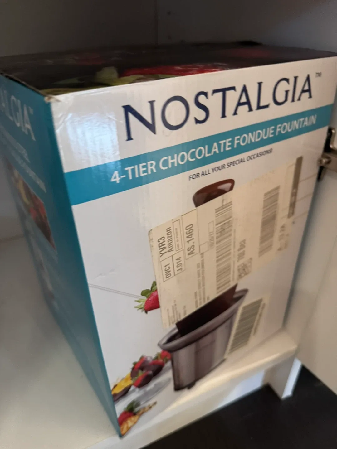 Nostalgia 4-Tier Chocolate Fondue Fountain