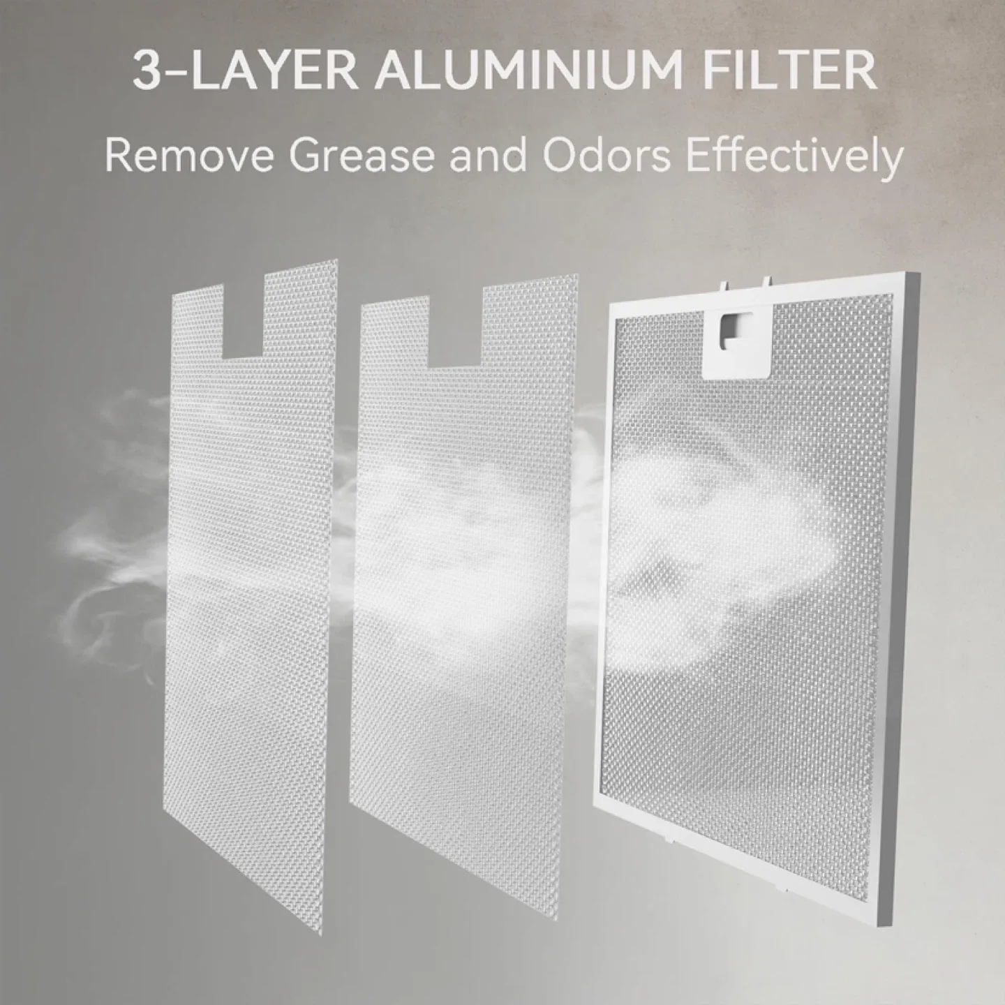 Hermitlux Under Cabinet Range Hood, with 3 Speed Exhaust Fan image indicator(6)