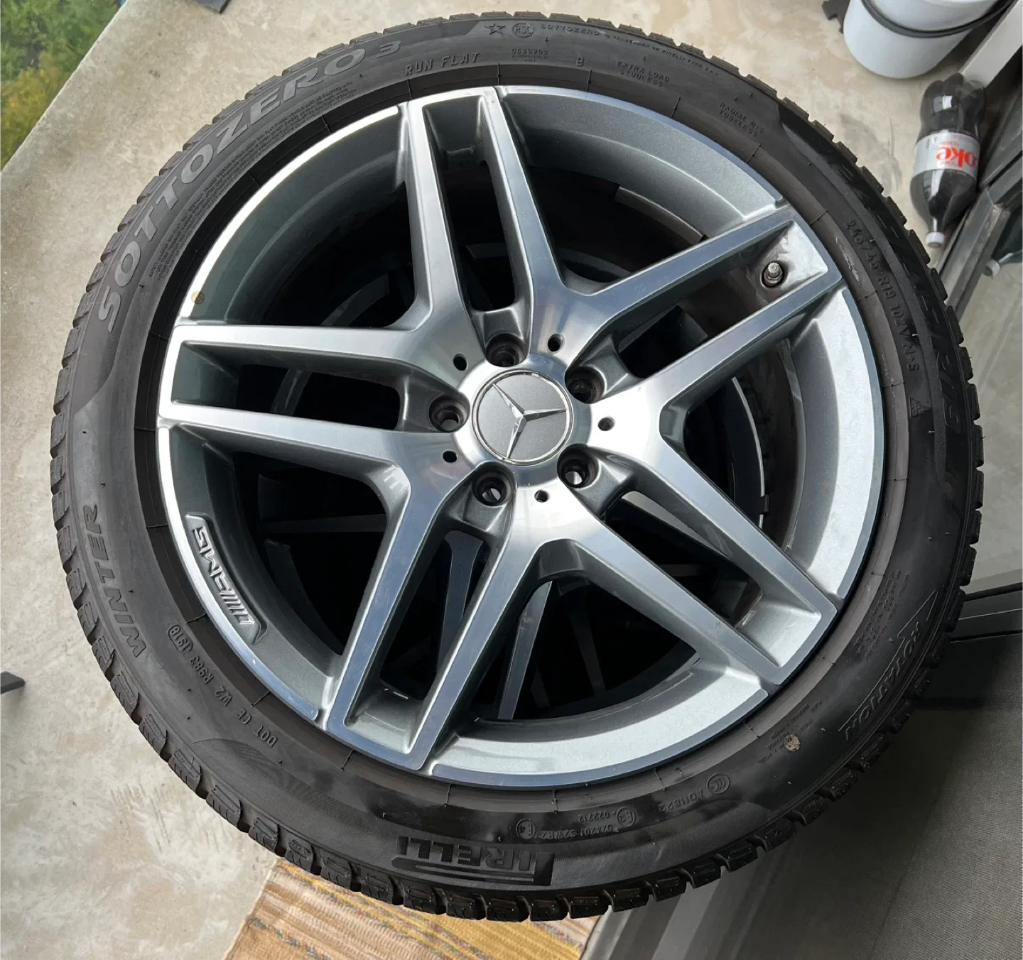 Mercedes AMG Rims with Pirelli Winter Tires image indicator(3)
