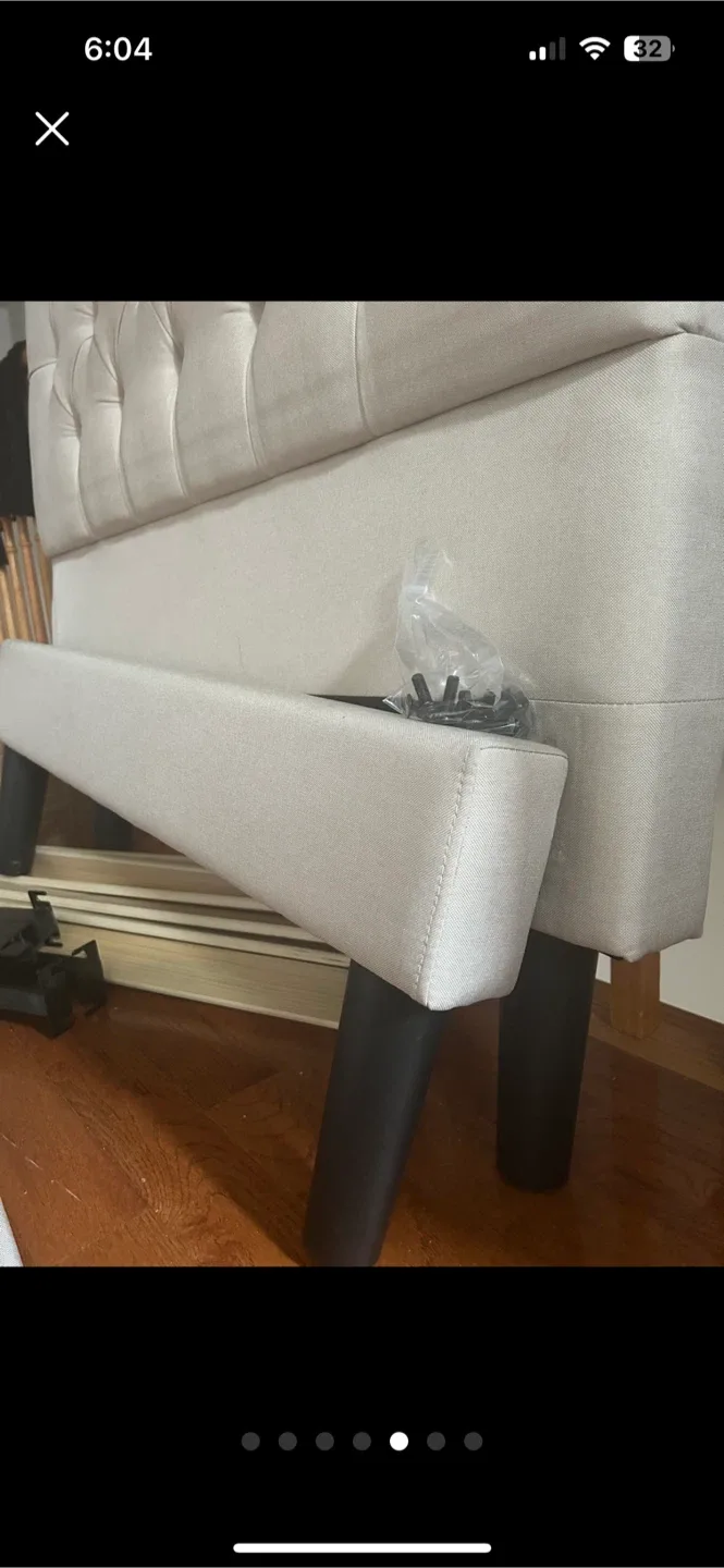 Upholstered Twin Bed Frame image indicator(4)