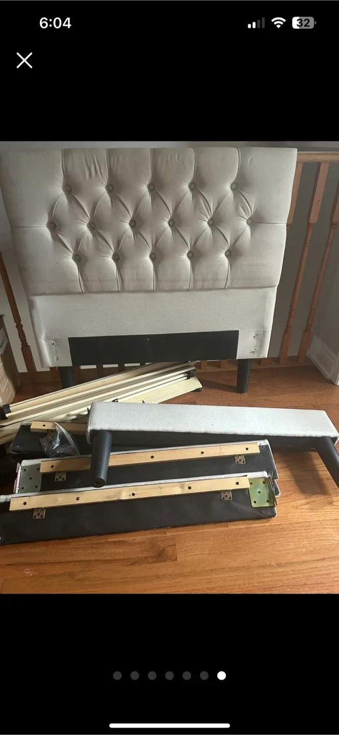 Upholstered Twin Bed Frame