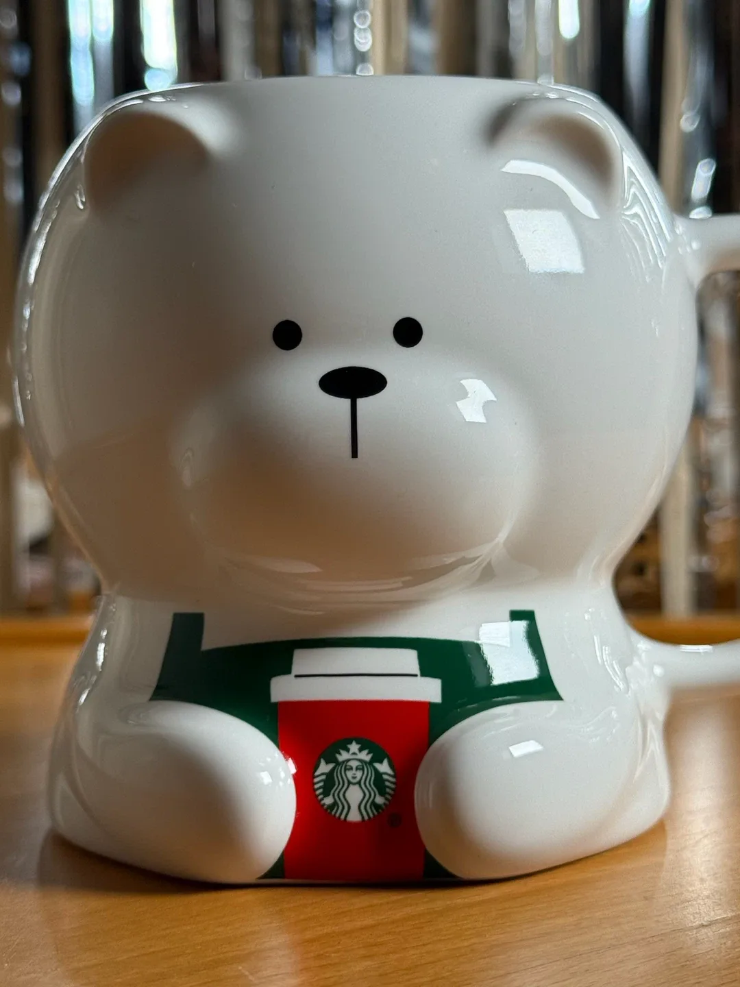2025 Starbucks Christmas BEARISTA BEAR 12oz CERAMIC Mug image indicator(2)