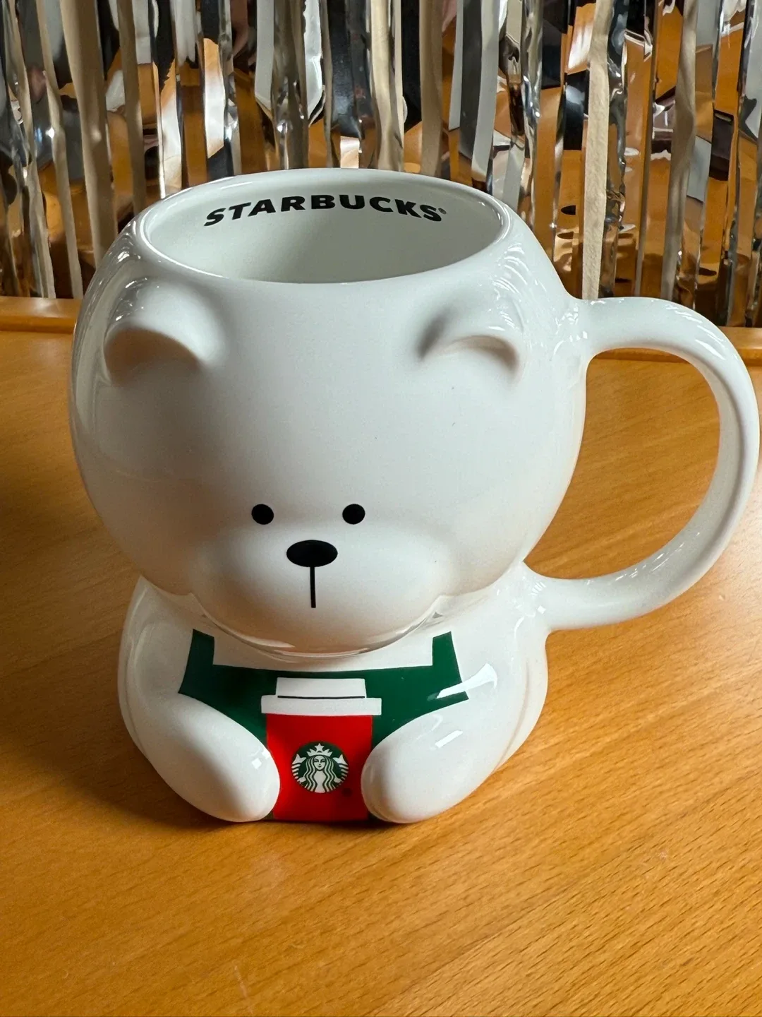 2025 Starbucks Christmas BEARISTA BEAR 12oz CERAMIC Mug image indicator(5)