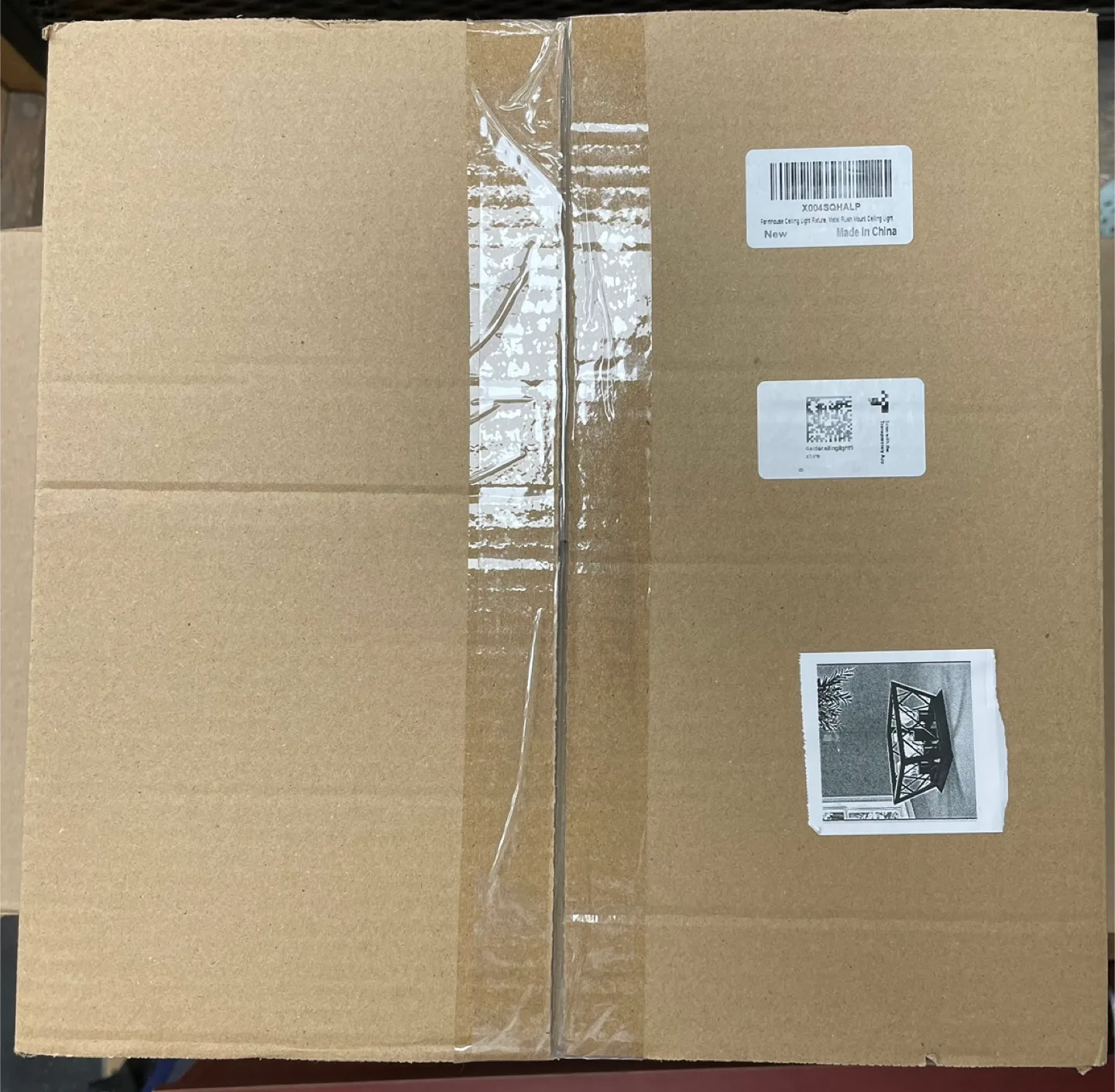 New Maichixin Black Farmhouse Flush Mount Ceiling Light image indicator(5)