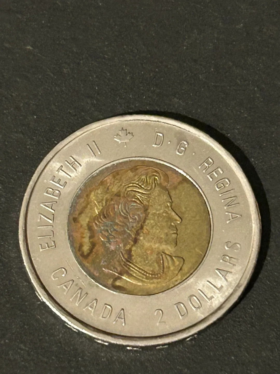 $3.50 2012 Canadian Dollar War of 1812: HMS Shannon  Toonie Coin image indicator(2)