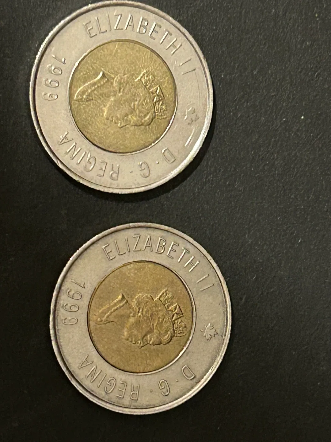 1999 CANADA NUNAVUT TOONIE TWO DOLLAR $2 CANADIAN COIN image indicator(4)