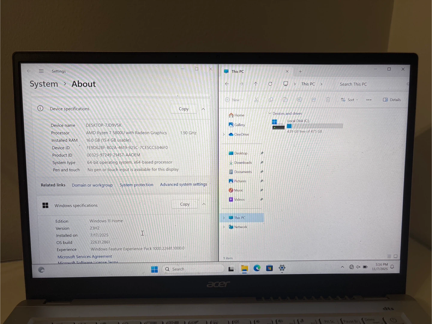 Acer Swift X Laptop - photo 2