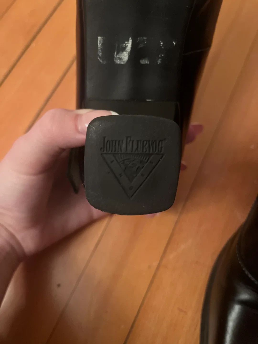 John Fluevog Black Leather Heels – Size 6.5 image indicator(7)