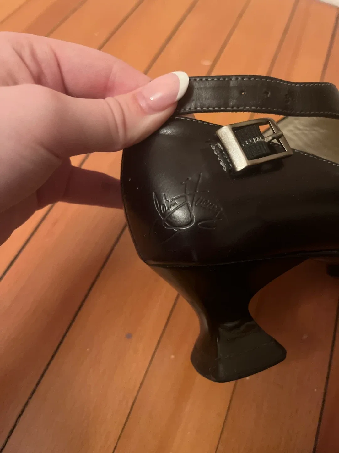 John Fluevog Black Leather Heels – Size 6.5 image indicator(9)