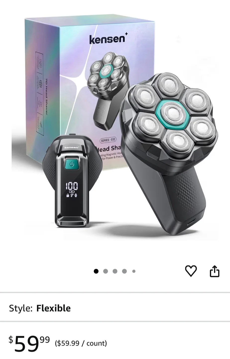 Kensen 7D Head Shaver image indicator(2)