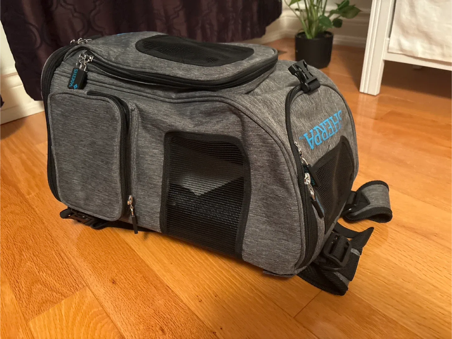 Sherpa 2-in-1 Pet Carrier Backpack - Gray image indicator(2)