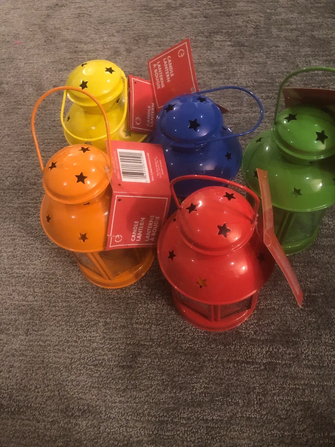 Colorful Candle Lanterns (Set of 5) image indicator(2)