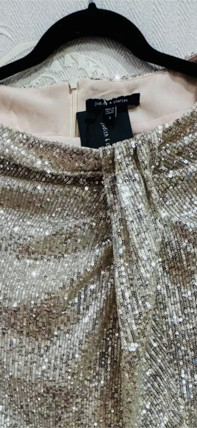 Judith & Charles Sequin Skirt - Size 4 image indicator(2)