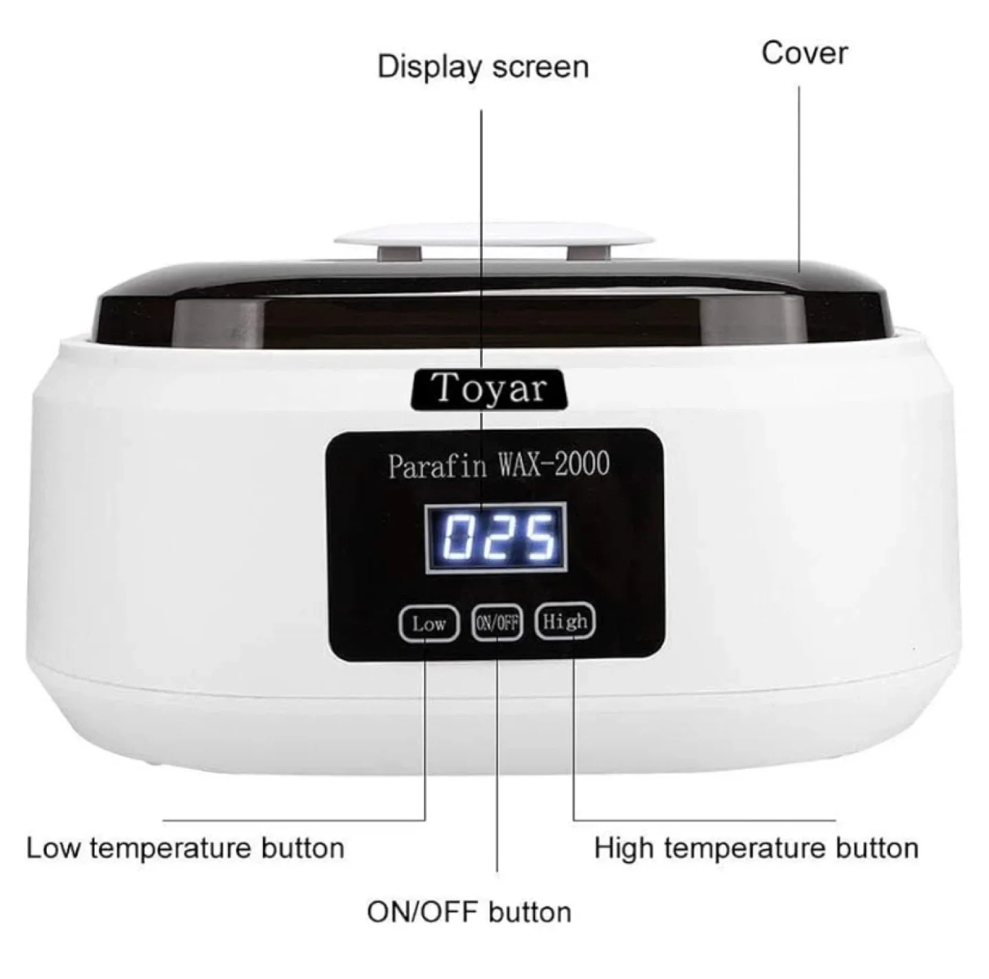 New Paraffin Wax Warmer with Wax and Accessories image indicator(2)