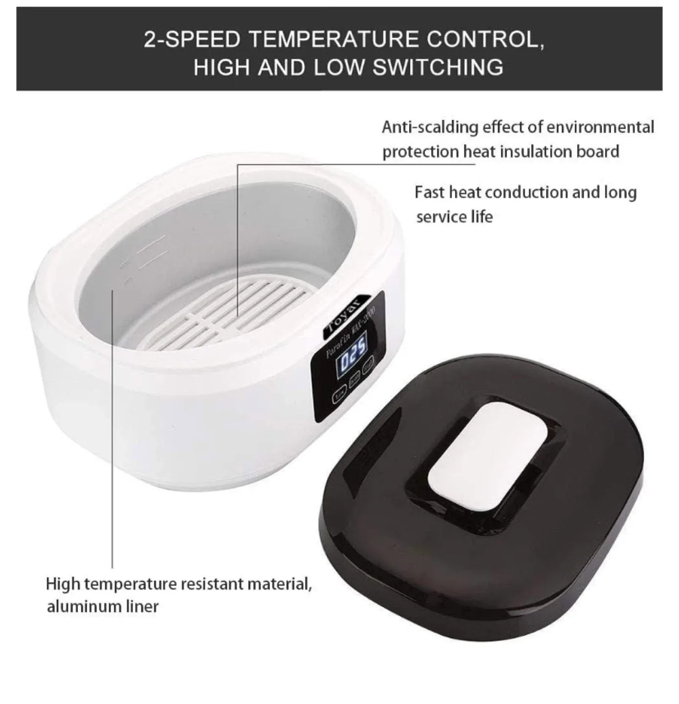 New Paraffin Wax Warmer with Wax and Accessories image indicator(3)