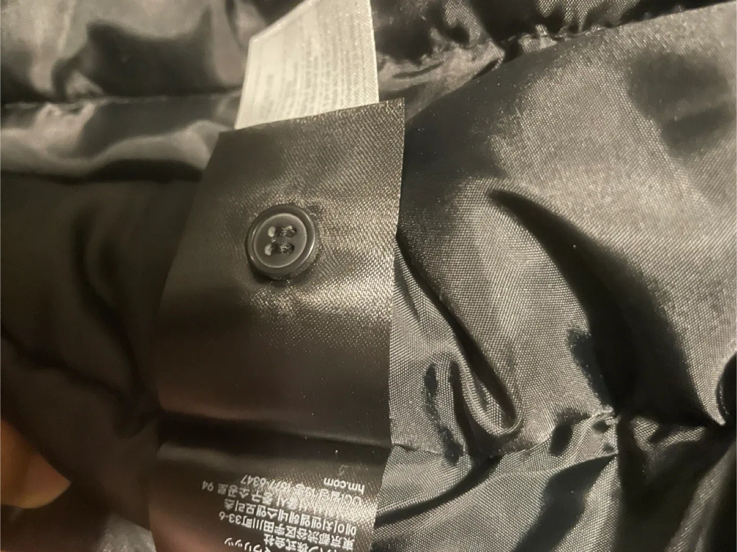 H&M NASA Padded Black Winter Jacket - Size L image indicator(2)