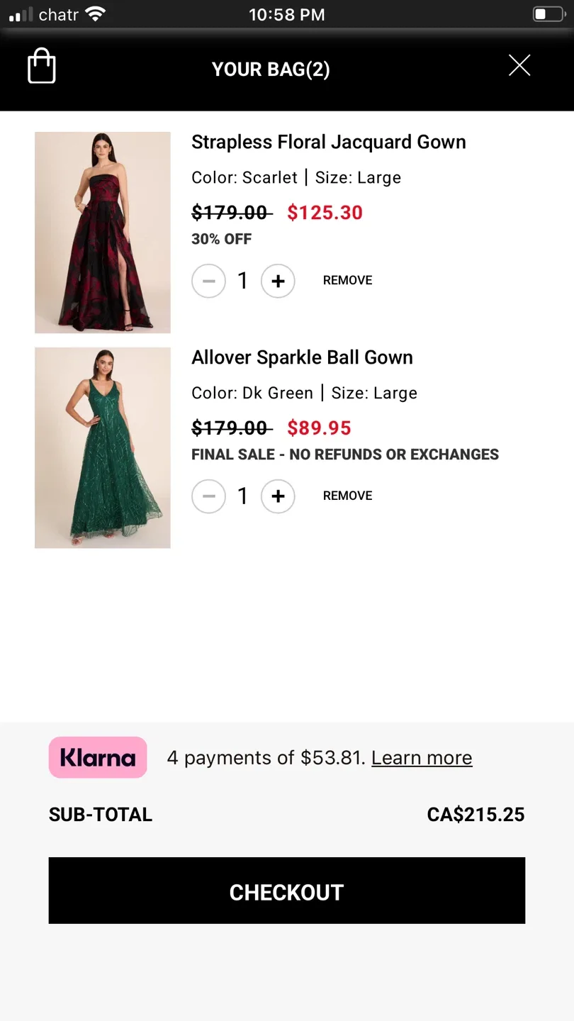 Le Chateau Black & Red Floral Dress image indicator(8)