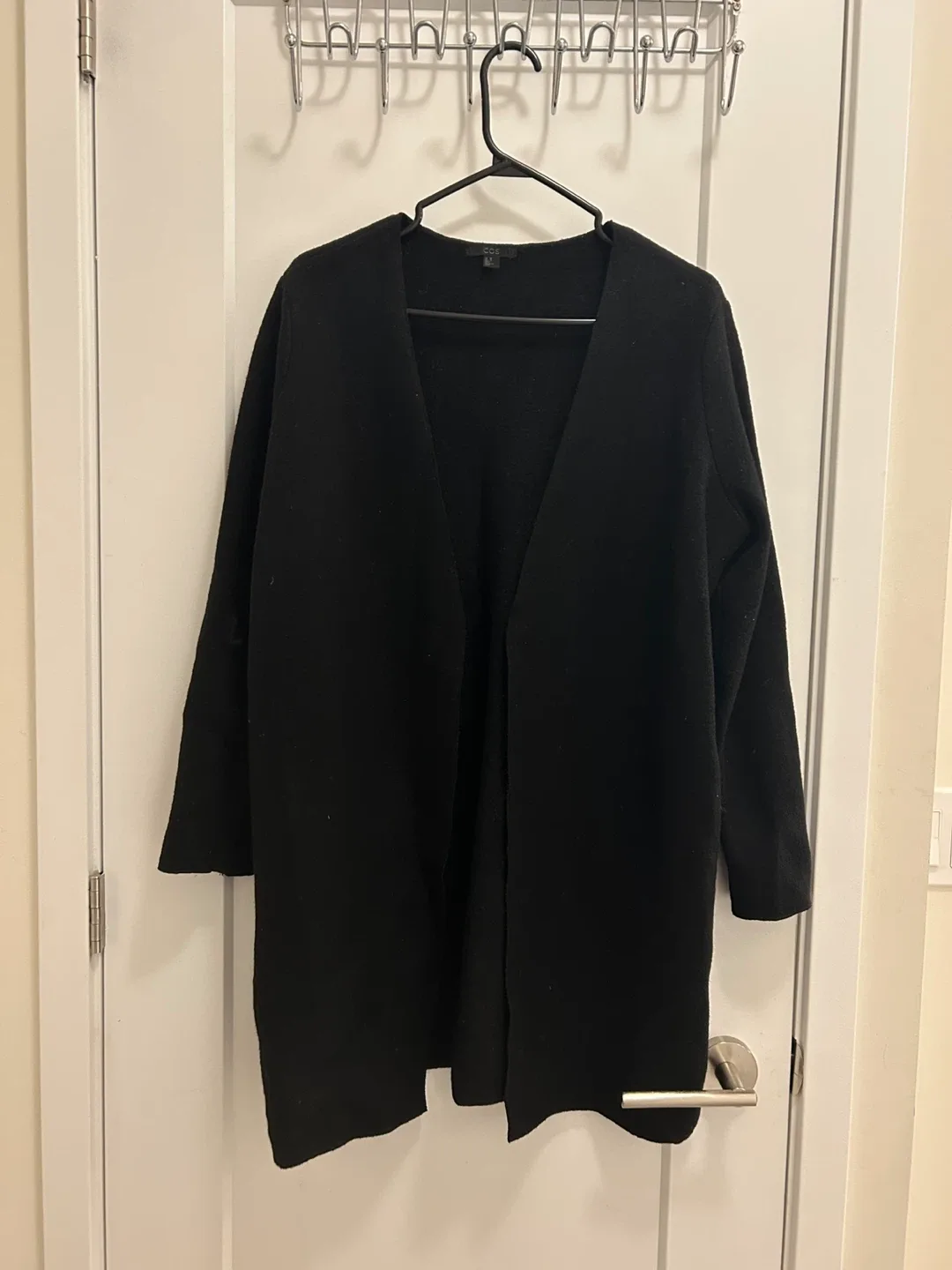 COS Open-Front Wool Cardigan - Size XS thumbnail