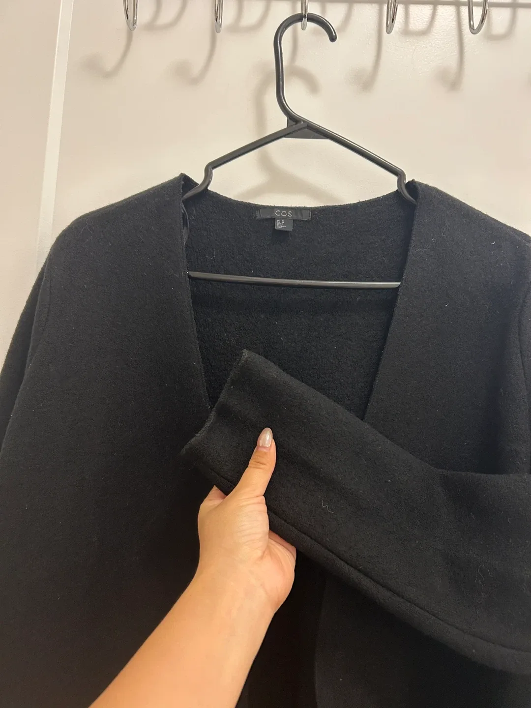 COS Open-Front Wool Cardigan - Size XS image indicator(4)