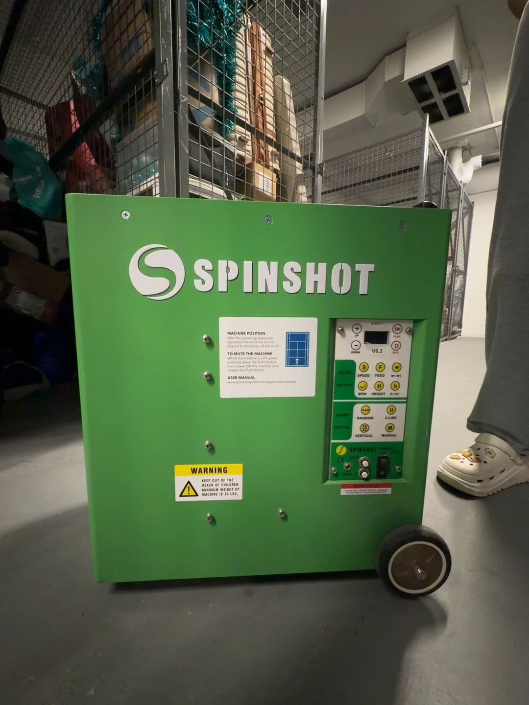Spinshot Plus-2 Tennis Ball Machine - photo 2