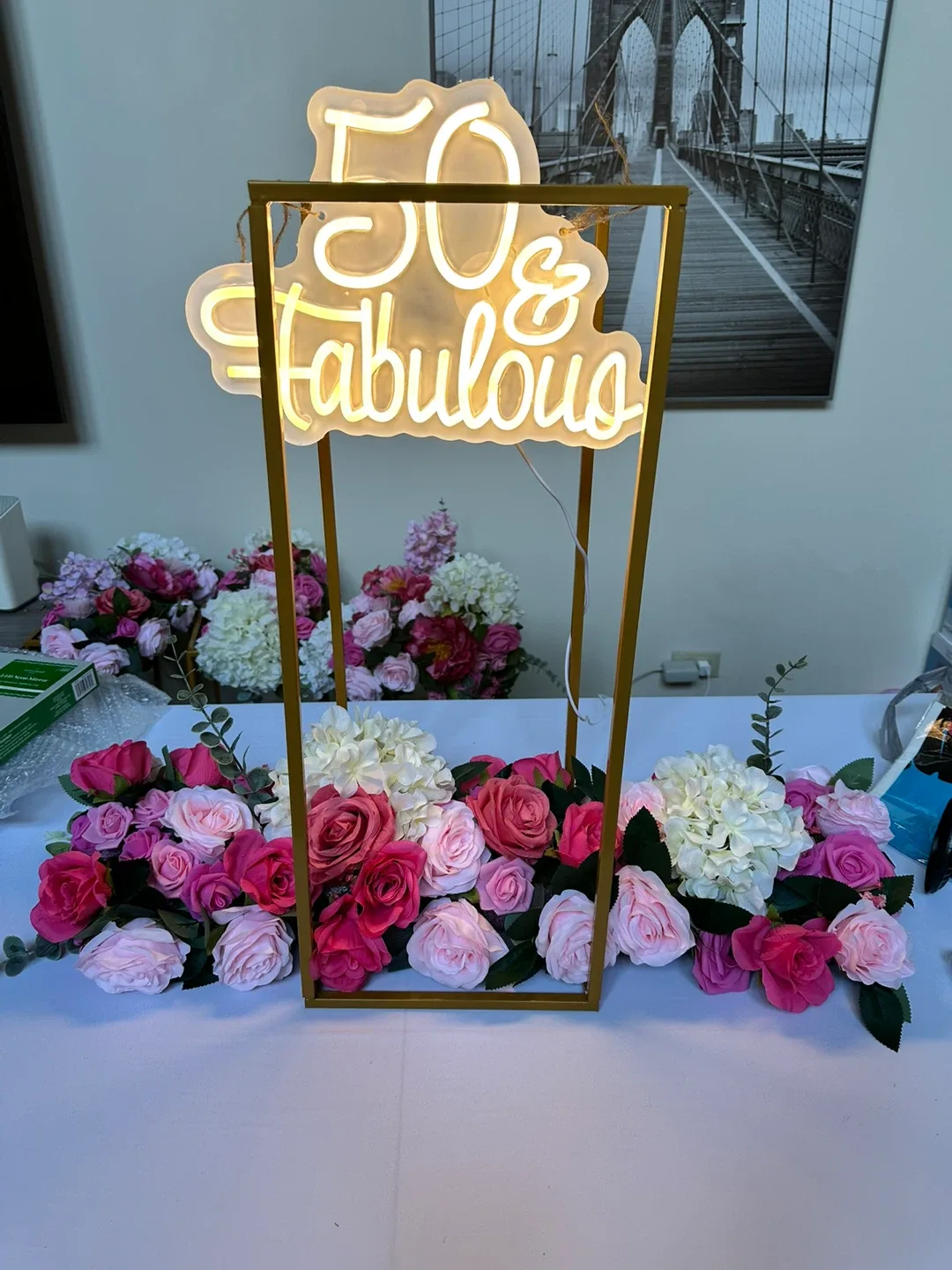 Shoe & Number 50 LED Party Decorations image indicator(4)