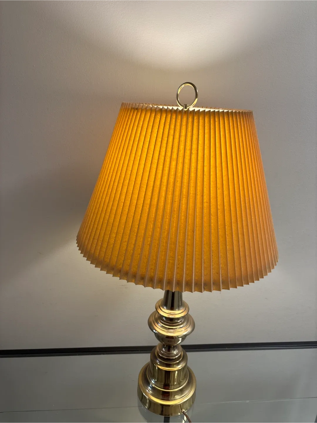 Vintage Solid Brass Table Lamp image indicator(8)