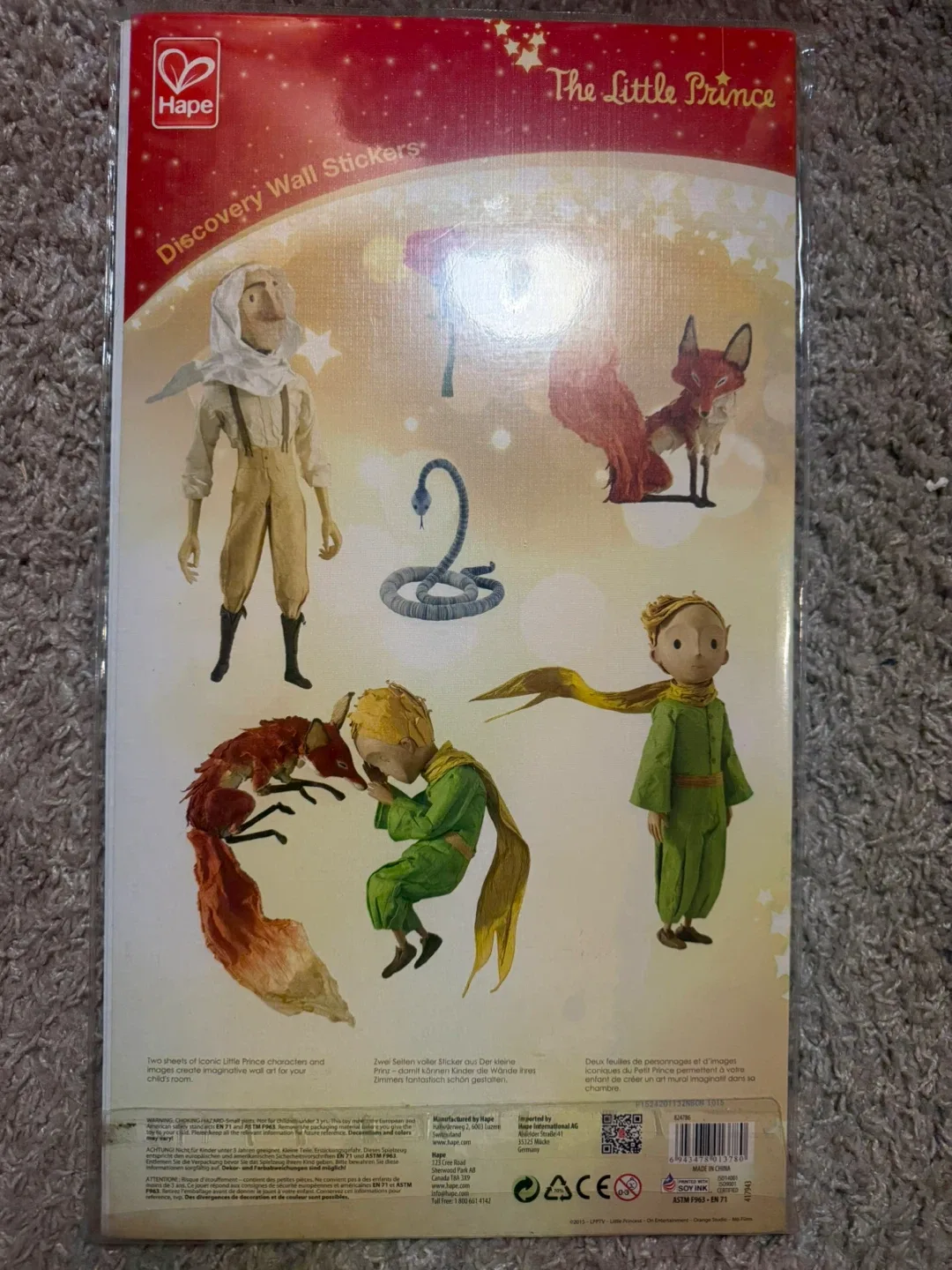 Hape The Little Prince Discovery Wall Stickers image indicator(2)