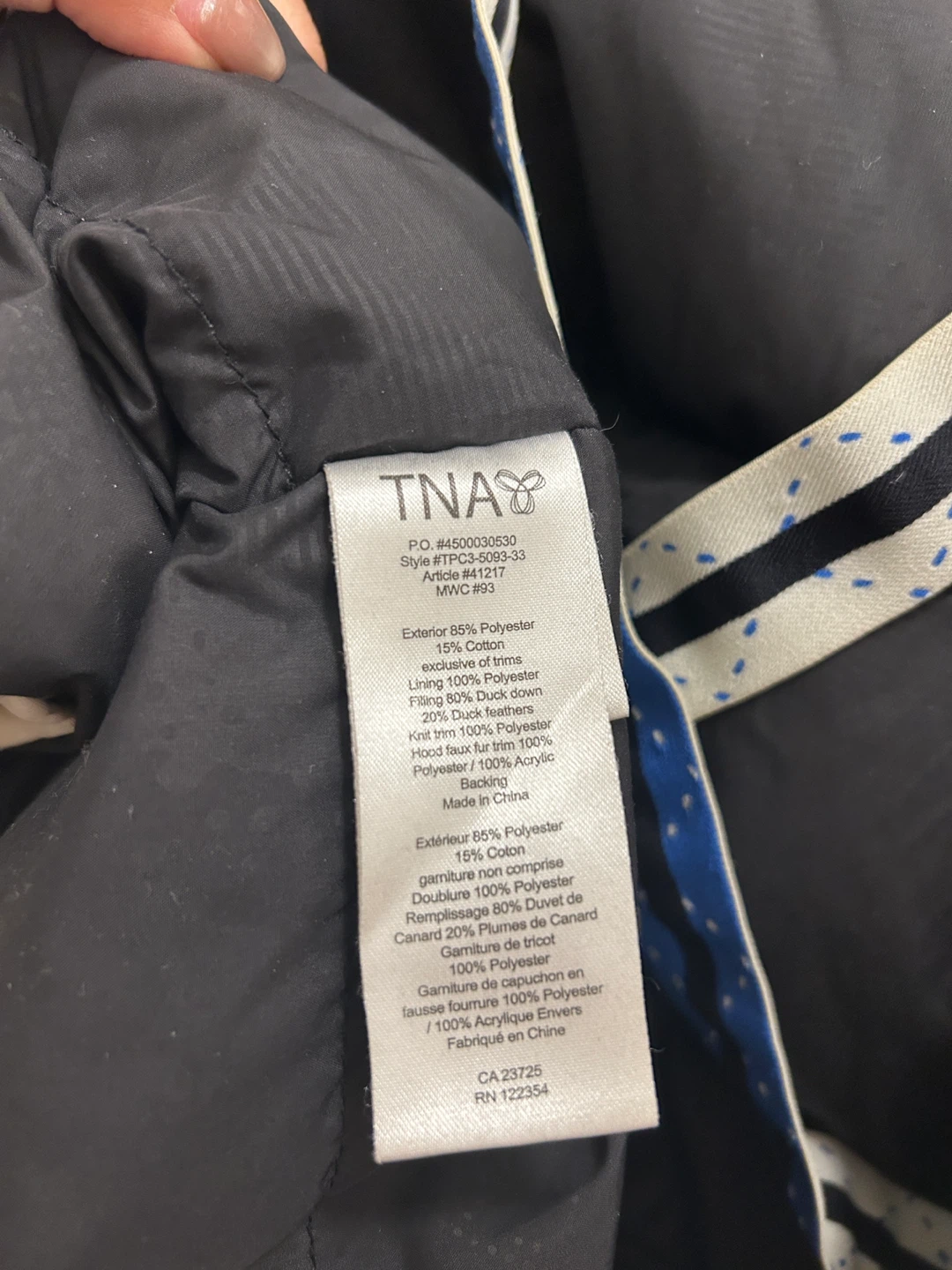 🧡TNA Bancroft Parka - Size Small - photo 3