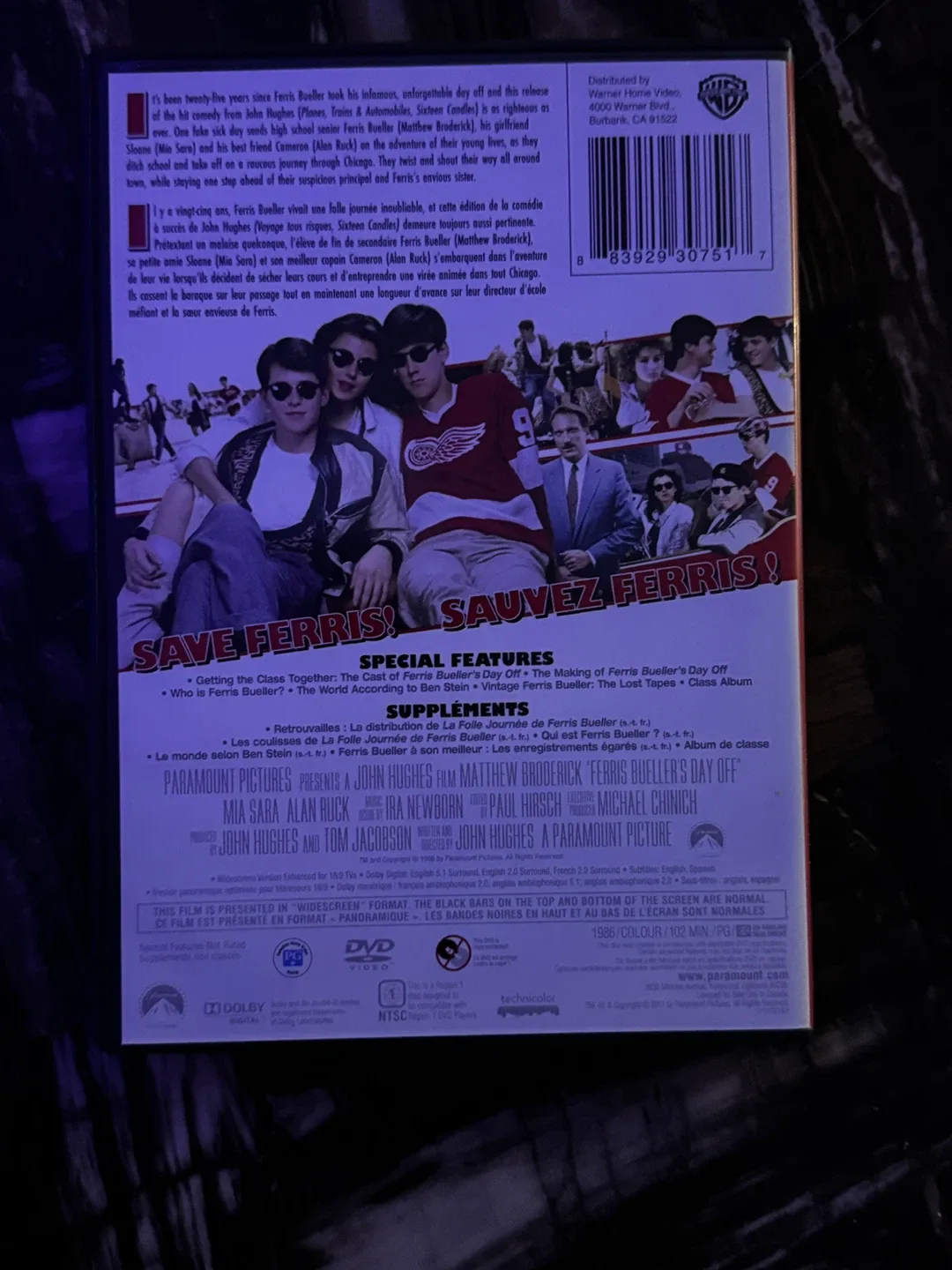 Ferris Bueller's Day Off - DVD image indicator(2)