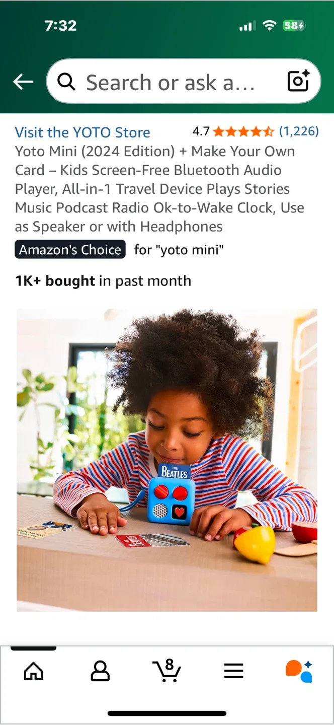 Yoto Mini (2024 Edition) Kids Audio Player image indicator(5)