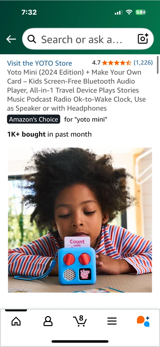 Yoto Mini (2024 Edition) Kids Audio Player image indicator(4)